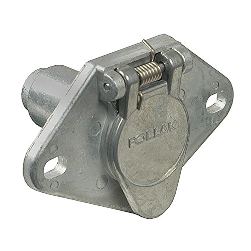 Pollak 11-404EP 4-Way Round Zinc Connector Socket